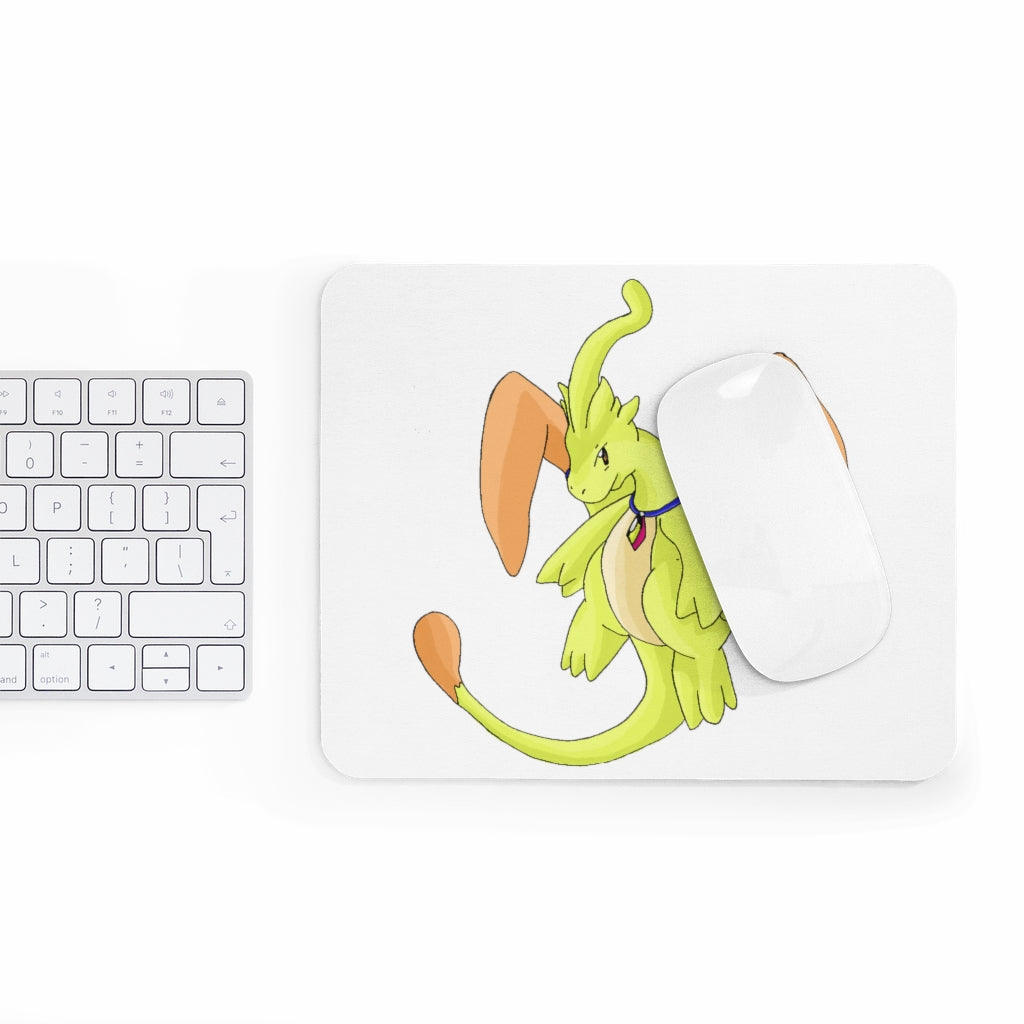 Mergilender Mouse Pad featuring a vibrant full print design on a smooth neoprene surface, ideal for home or office use.