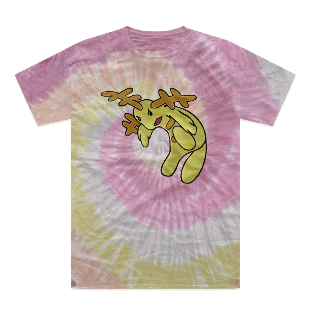 Mergilender Tie-Dye T-Shirt featuring vibrant colors and a unique hand-dyed pattern, made from 100% heavyweight cotton.