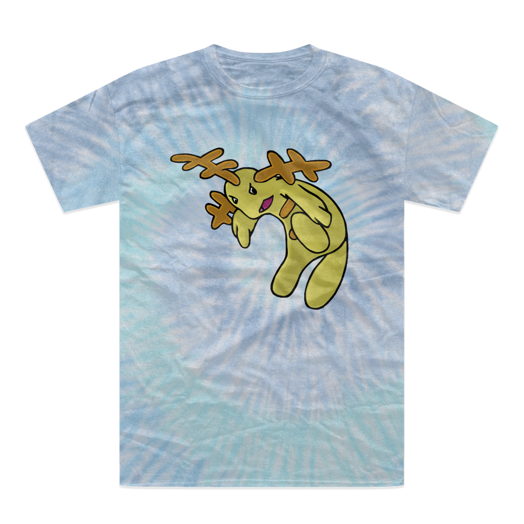 Mergilender Tie-Dye T-Shirt featuring vibrant colors and a unique hand-dyed pattern, made from 100% heavyweight cotton.