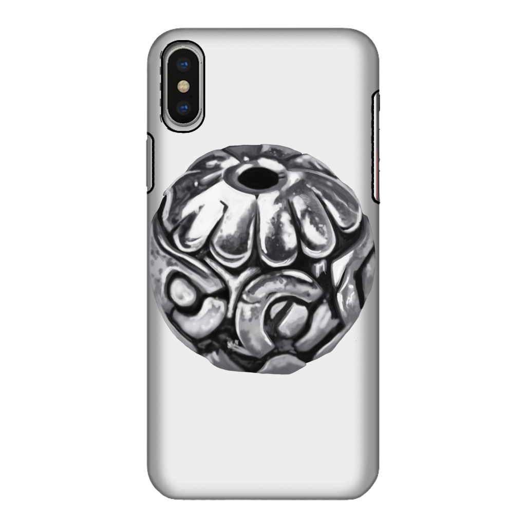 Metal Piece Fully Printed Tough Phone Case showcasing vibrant designs and dual-layer protection.