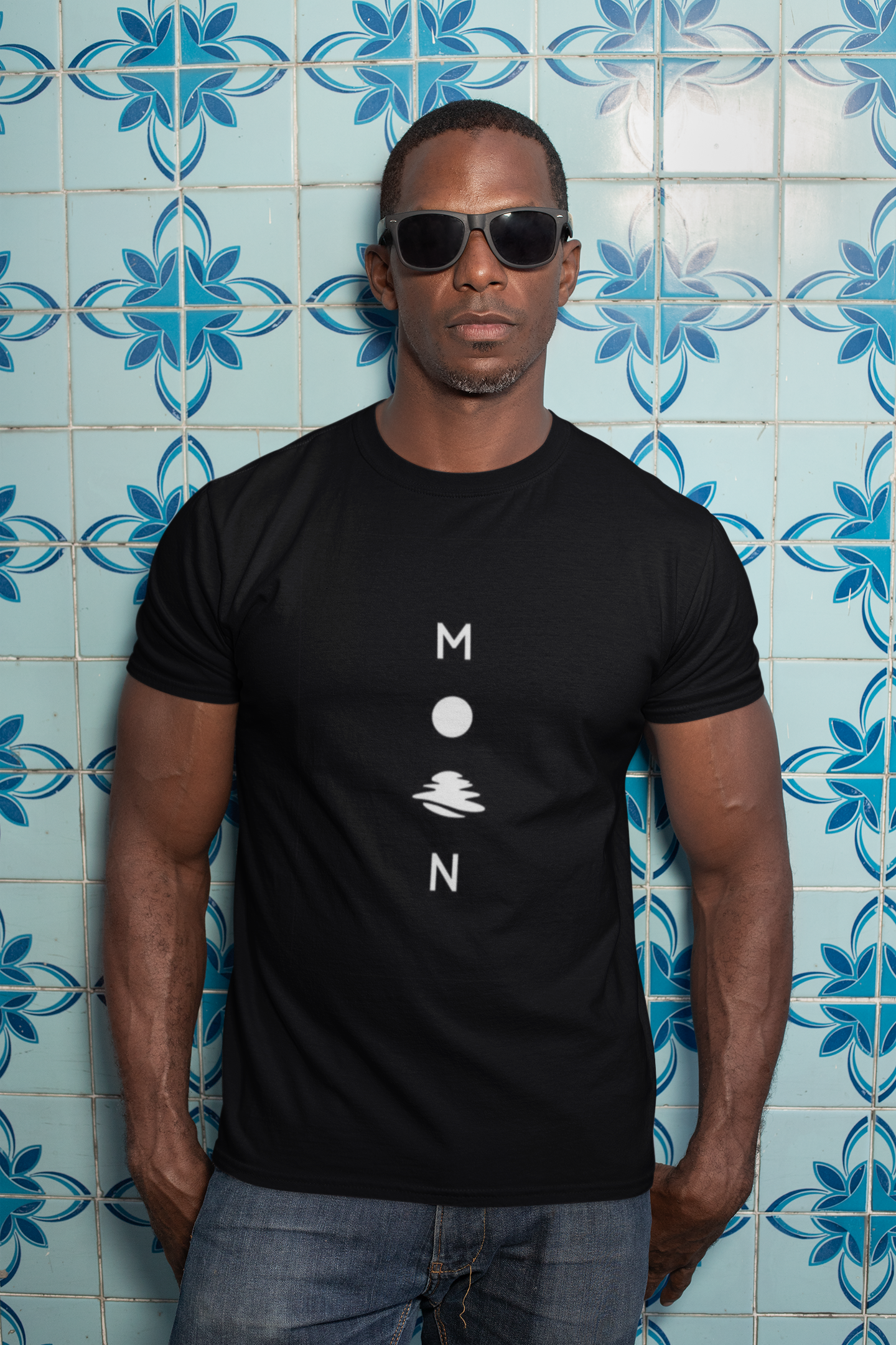 Moon unisex t-shirt in various colors, showcasing its stylish fit and quality fabric.