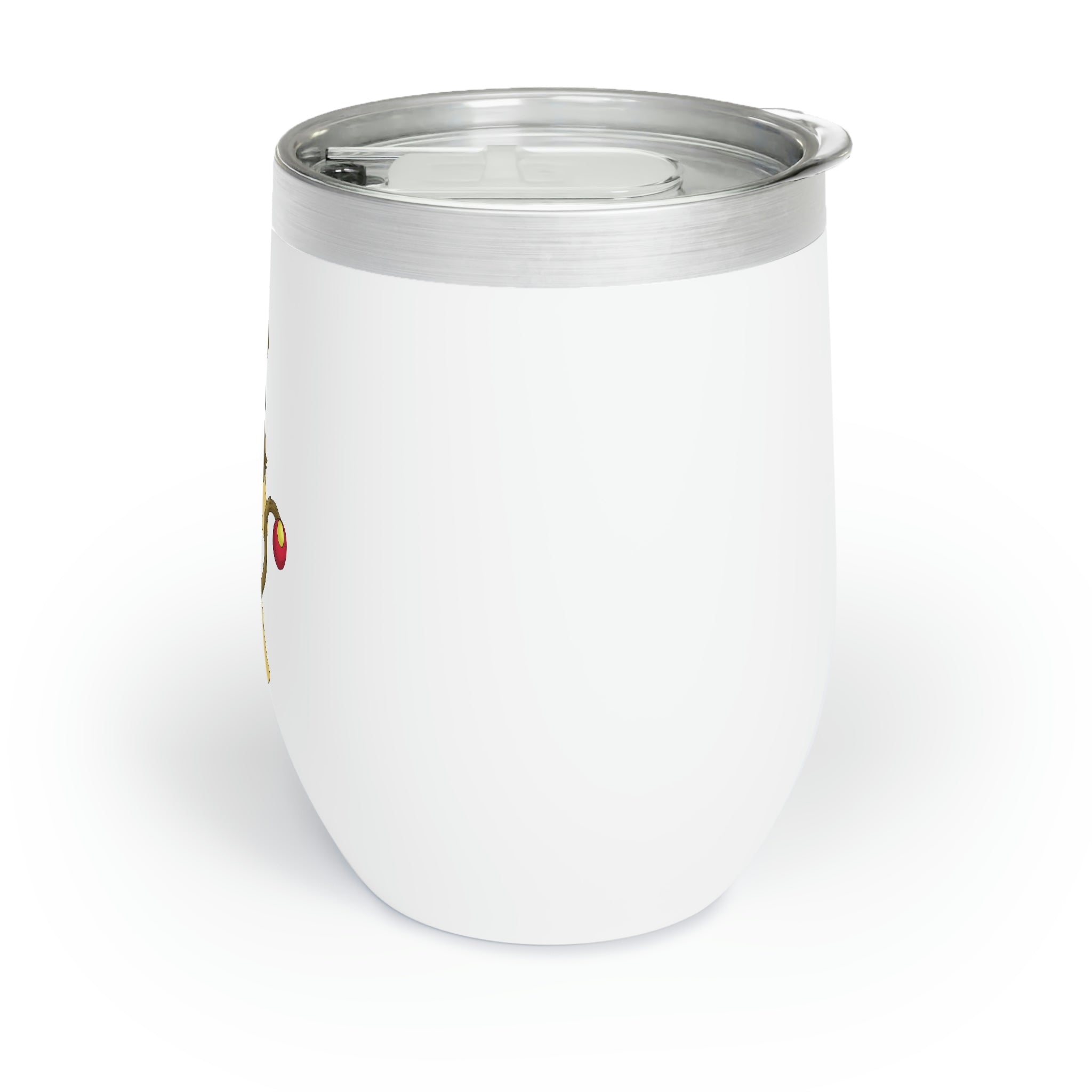 Moongenchen Chill Wine Tumbler in stainless steel with a sleek design, perfect for wine and other beverages.