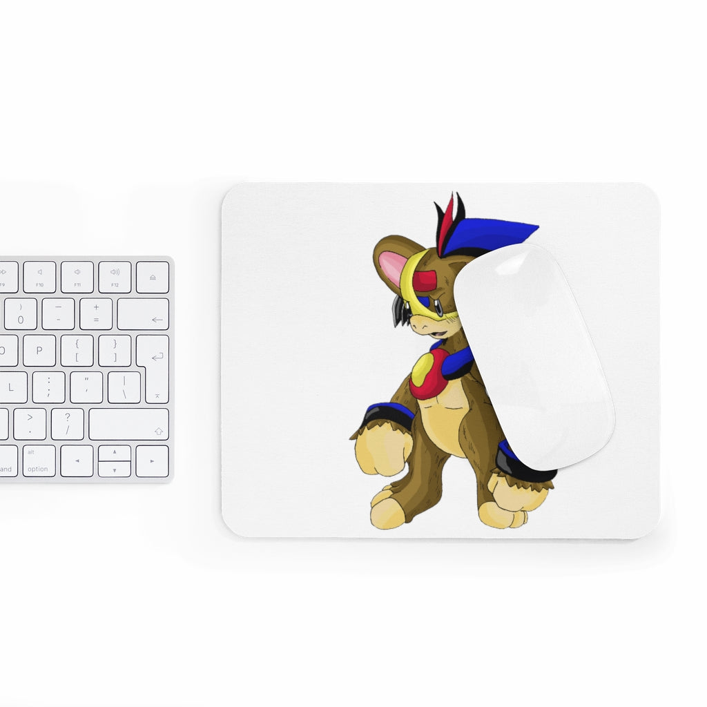 Moongenki Mouse Pad featuring vibrant design and non-slip base, ideal for enhancing workspace aesthetics and functionality.