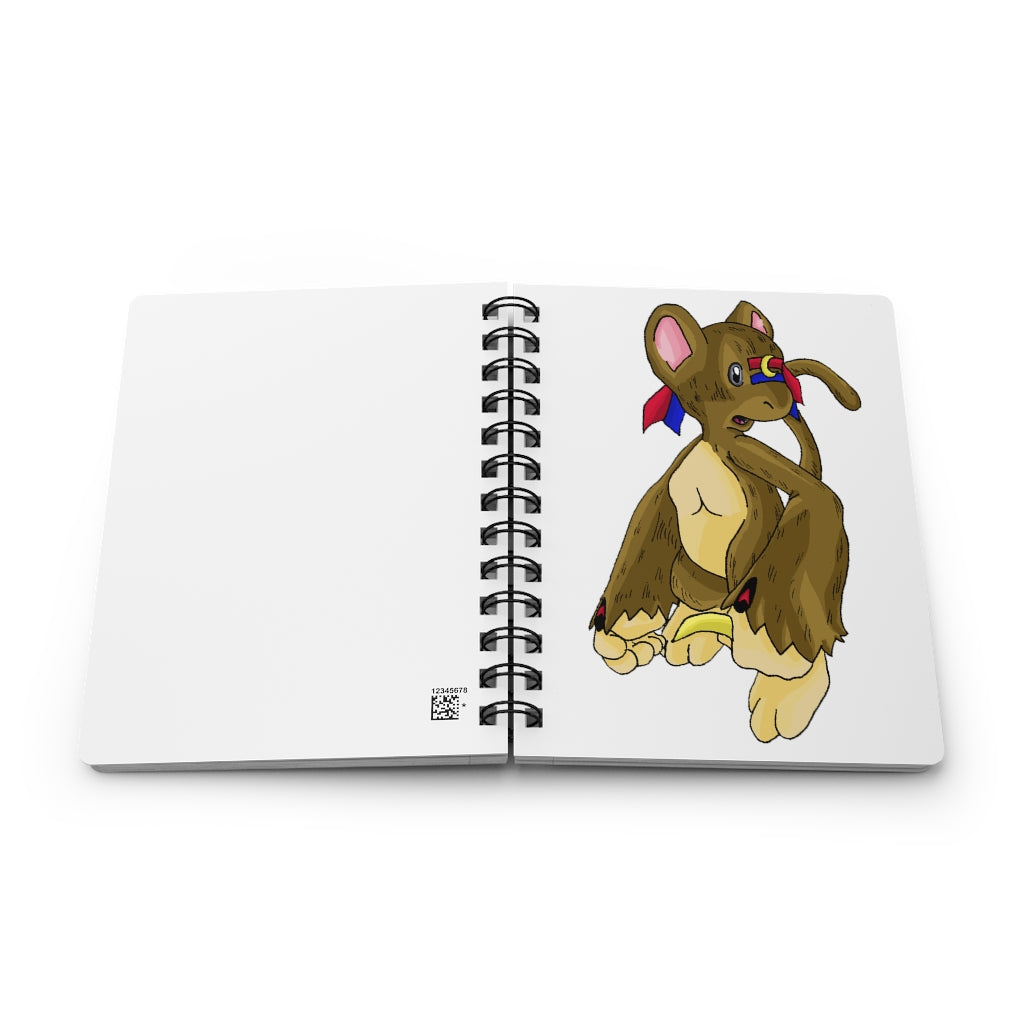 Moonki Spiral Bound Journal with a glossy laminated cover and lined pages, showcasing its stylish design and durability.