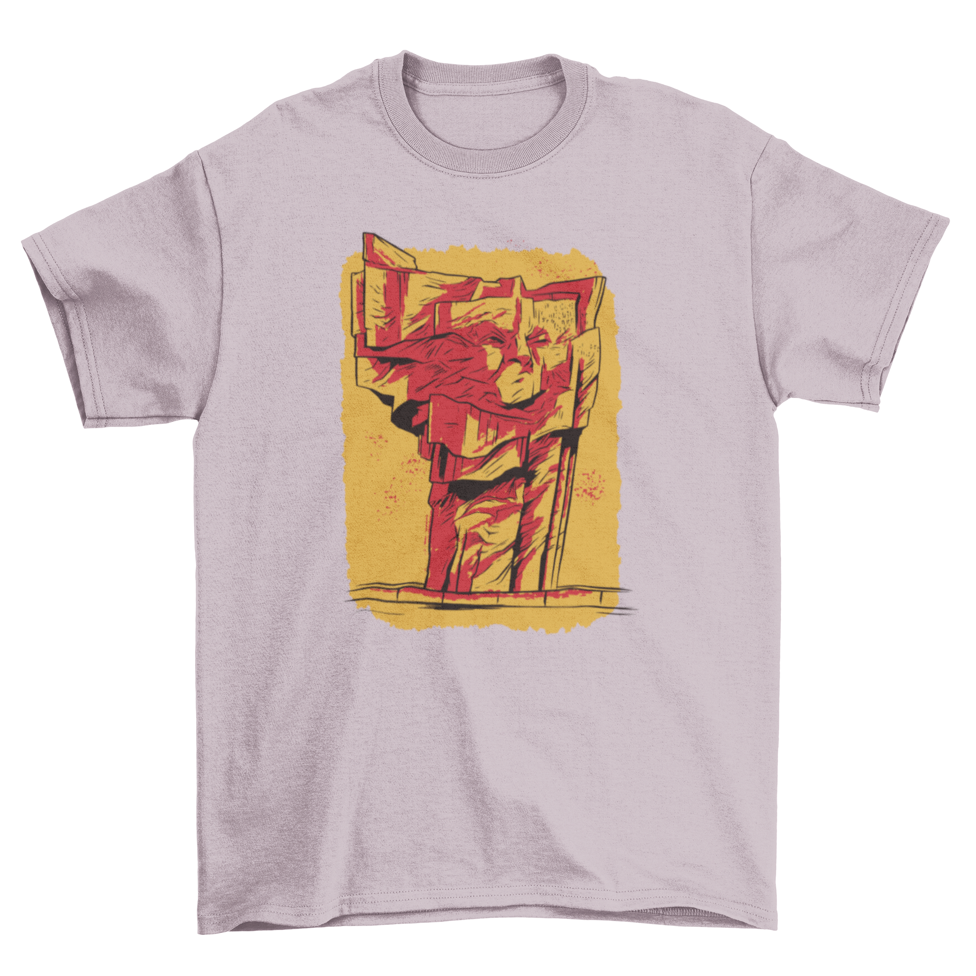 A stylish t-shirt featuring a detailed sketch illustration of a famous monument, perfect for art enthusiasts.