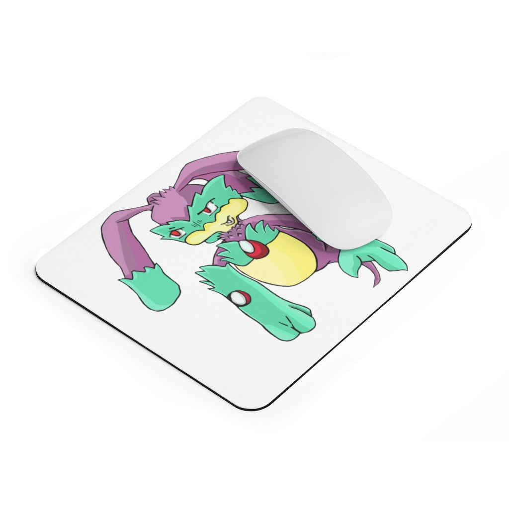 Morphesis Mouse Pad featuring a vibrant full print design on a smooth Neoprene surface, ideal for enhancing workspace aesthetics.