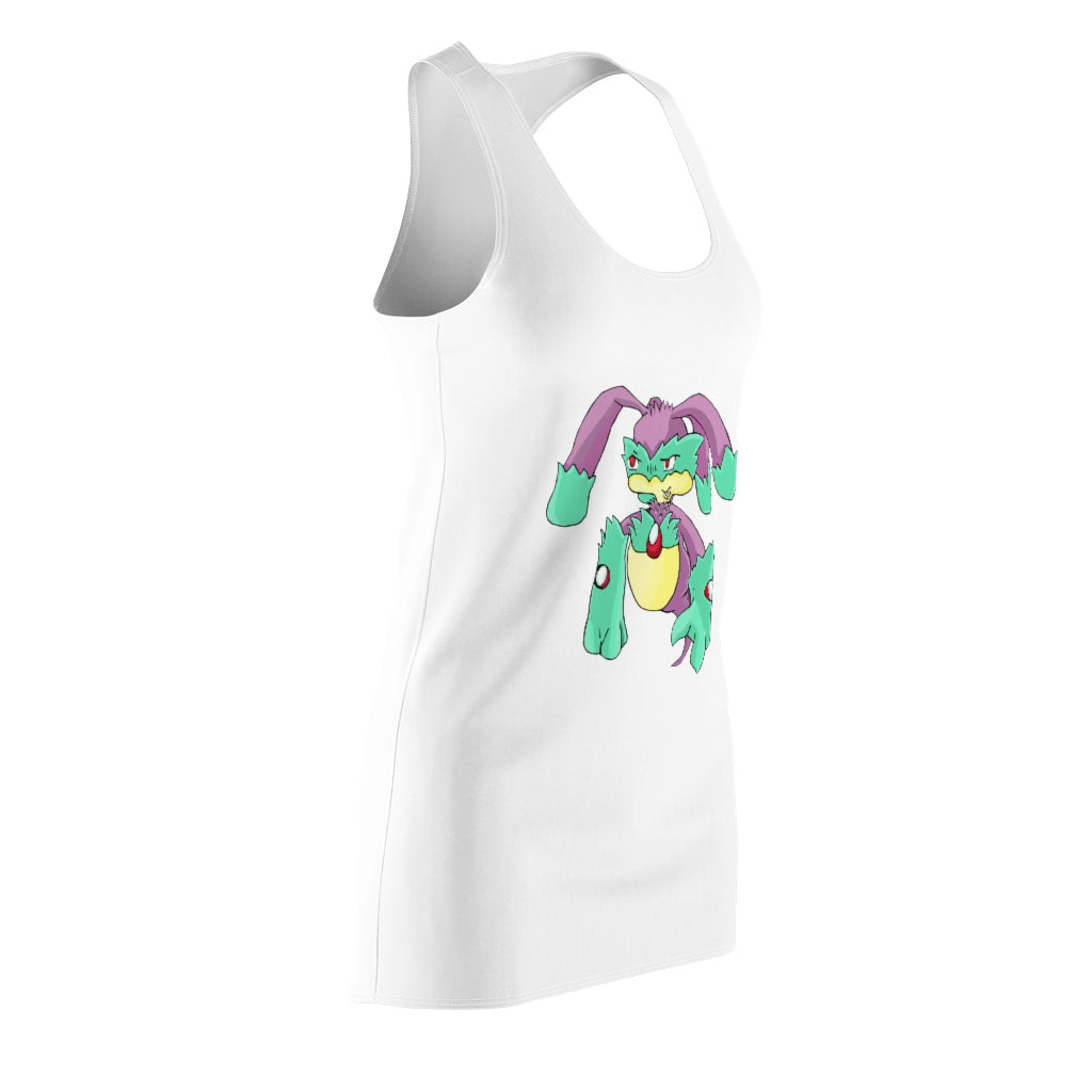 Morphesis Women's Cut & Sew Racerback Dress showcasing a stylish and feminine design, perfect for casual and formal occasions.