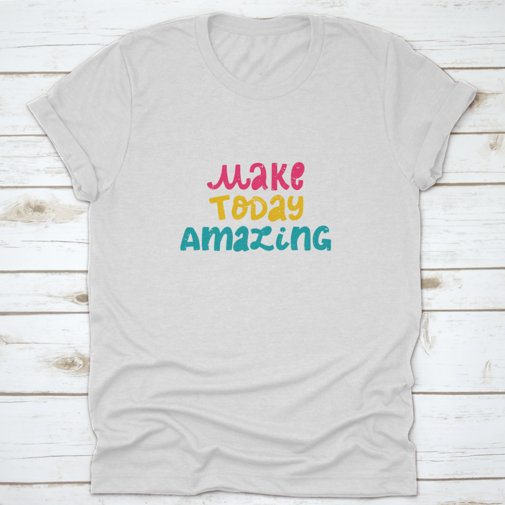 A comfortable cotton shirt featuring motivational quotes, perfect for work or casual wear.