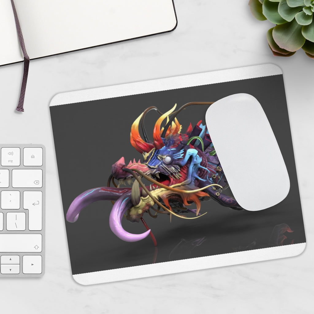 High-quality mousepad with vibrant full print design and non-slip backing, perfect for enhancing workspace aesthetics.