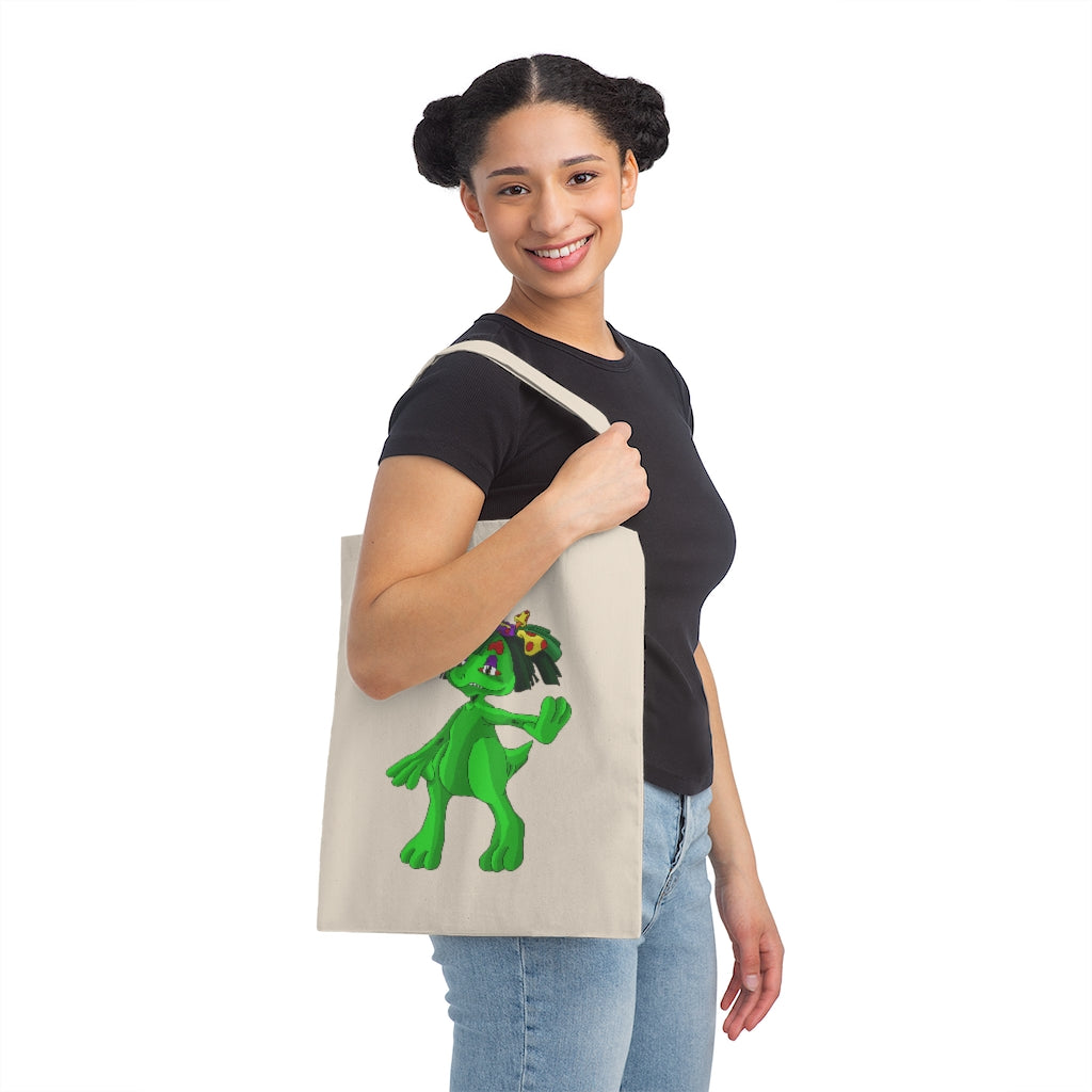 Mushamep Canvas Tote Bag made of 100% cotton sheeting, featuring reinforced handles and a stylish design.