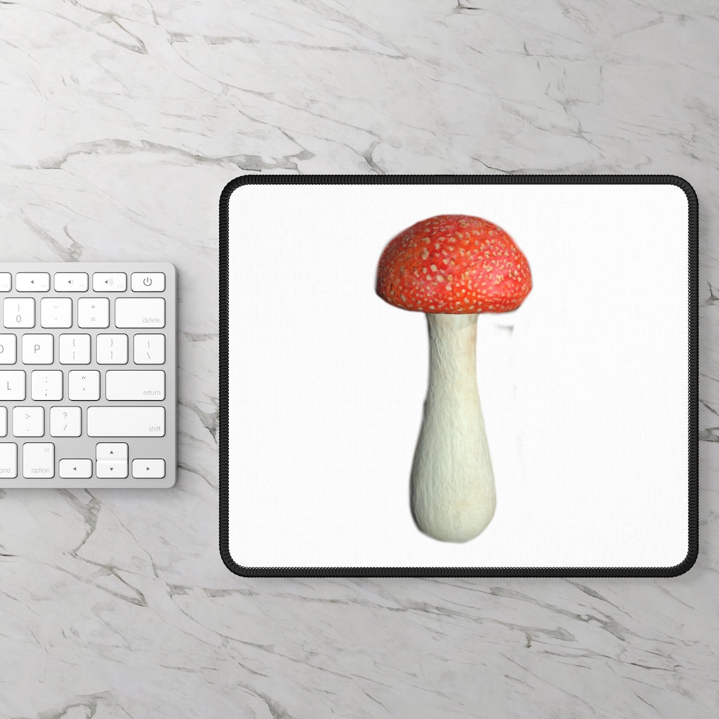 Mushroom Gaming Mouse Pad featuring vibrant designs and stitched edges, ideal for gaming and office use.