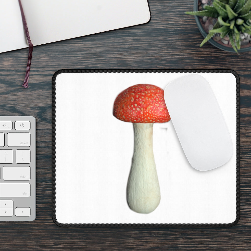 Mushroom Gaming Mouse Pad featuring vibrant designs and stitched edges, ideal for gaming and office use.