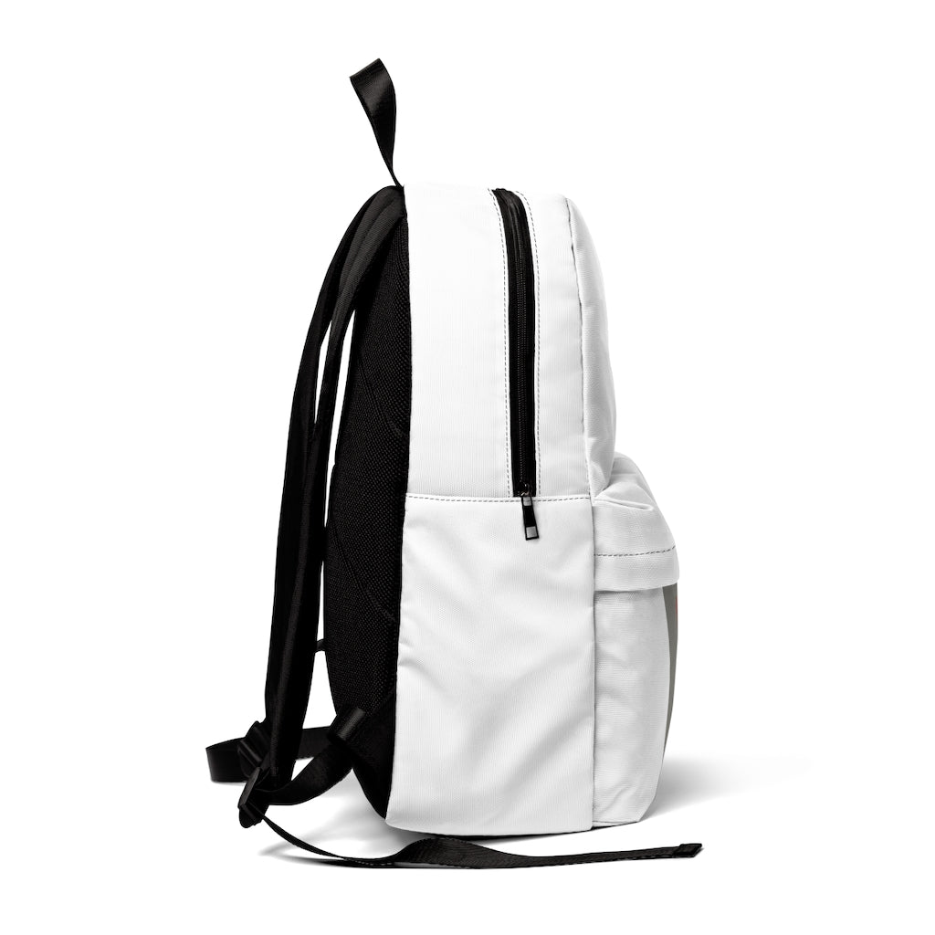 Mushroom Unisex Classic Backpack in vibrant colors, showcasing adjustable straps and durable nylon material.