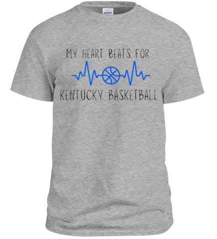 A stylish KY basketball shirt featuring a bold design that showcases team spirit, perfect for fans and players.