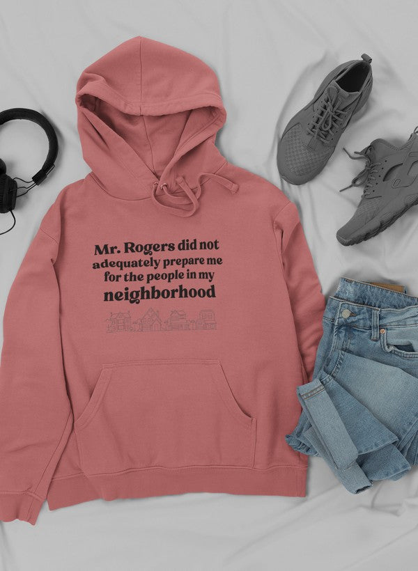 A stylish My Neighbors Hoodie featuring unique designs by top artists, showcasing its cozy fleece lining and adjustable hood.