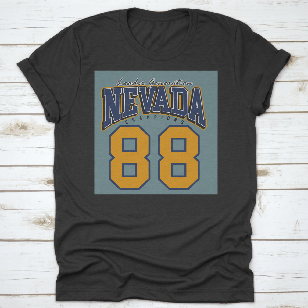 Nevada College Champions Vintage Campus Team apparel featuring a classic fit and soft fabric, perfect for showcasing school spirit.