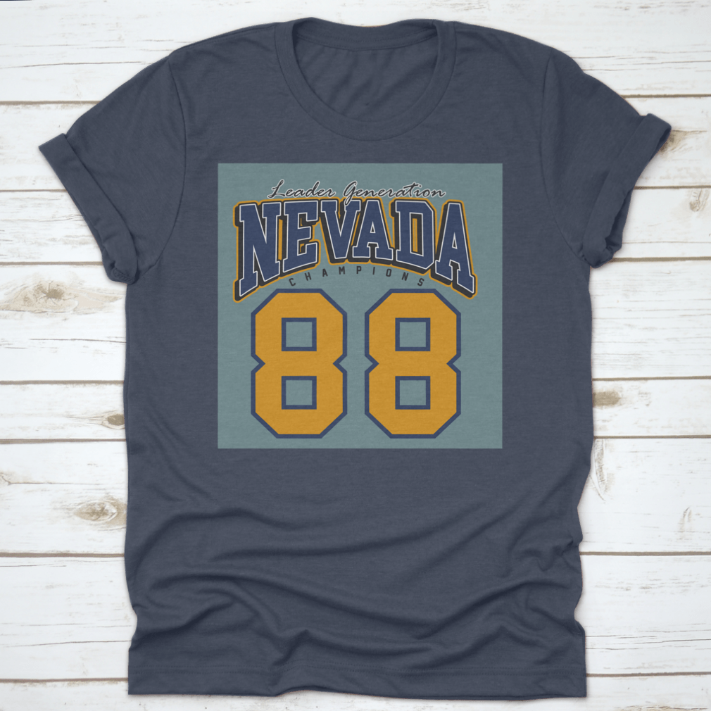 Nevada College Champions Vintage Campus Team apparel featuring a classic fit and soft fabric, perfect for showcasing school spirit.