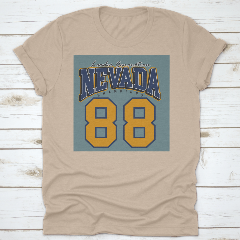 Nevada College Champions Vintage Campus Team apparel featuring a classic fit and soft fabric, perfect for showcasing school spirit.