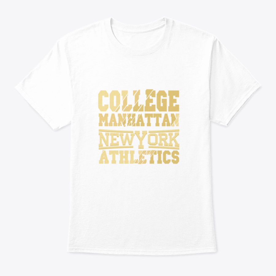 Customized New York City Typography Graphic on a comfortable cotton shirt, showcasing iconic Manhattan designs.