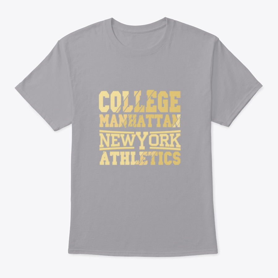 Customized New York City Typography Graphic on a comfortable cotton shirt, showcasing iconic Manhattan designs.