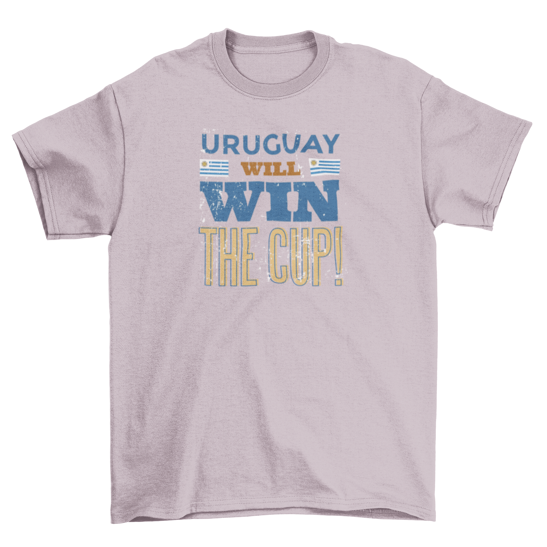 Stylish t-shirt celebrating Uruguay's 2018 Championship win with vibrant print design.