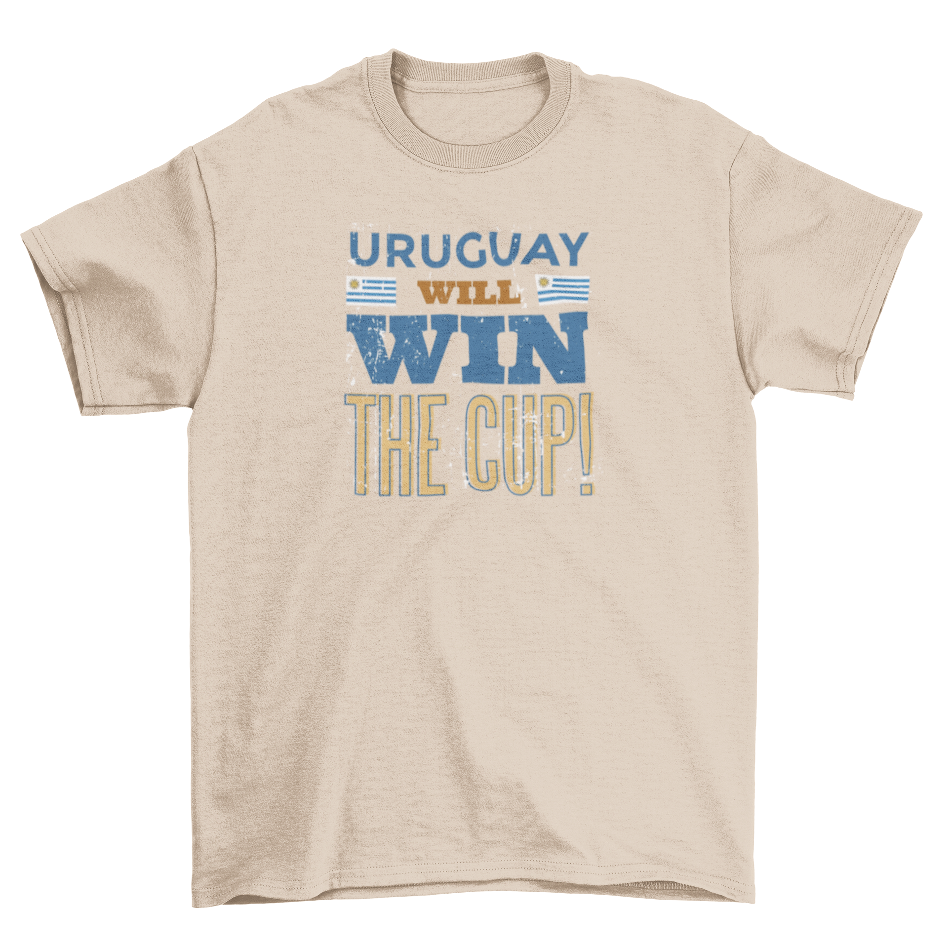 Stylish t-shirt celebrating Uruguay's 2018 Championship win with vibrant print design.