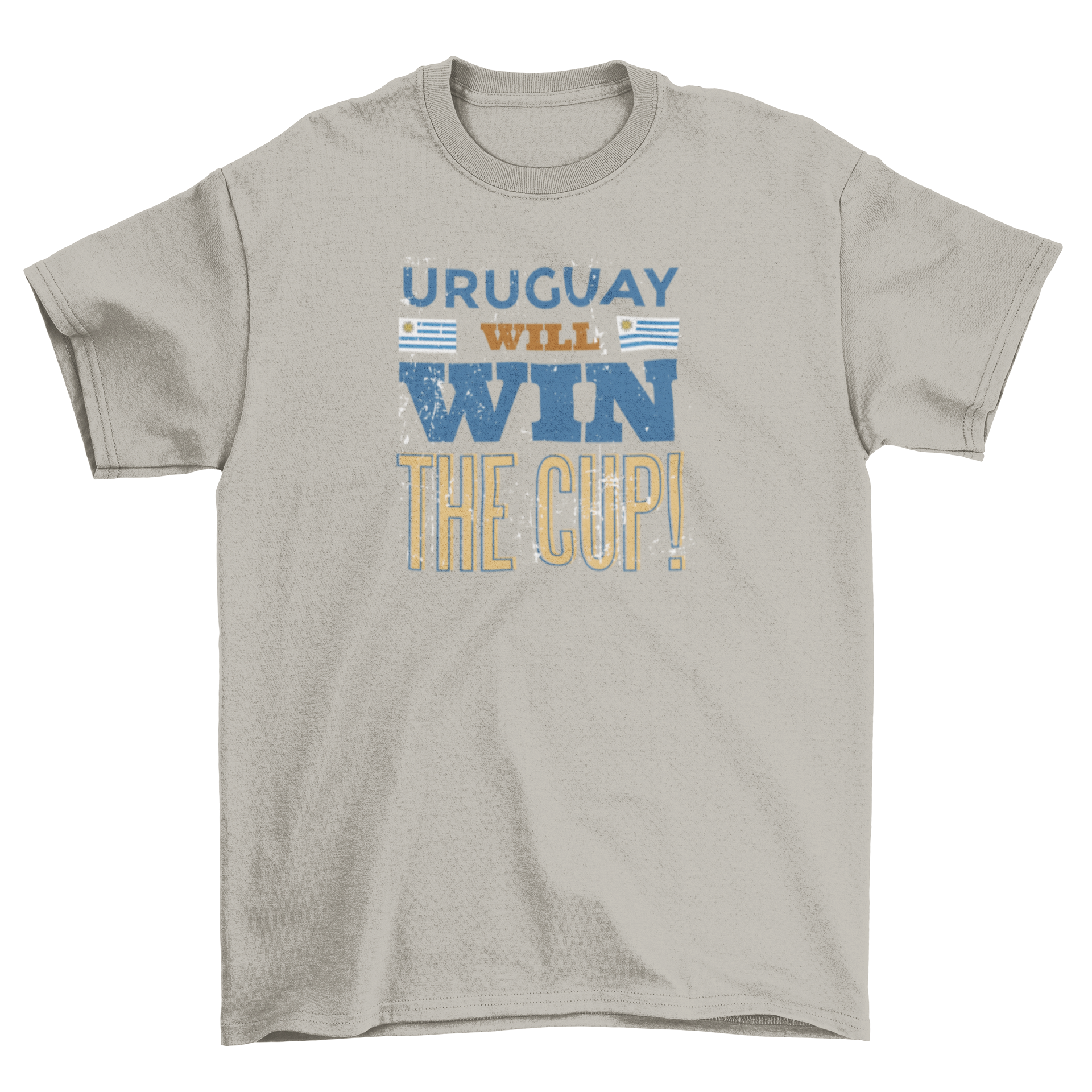 Stylish t-shirt celebrating Uruguay's 2018 Championship win with vibrant print design.