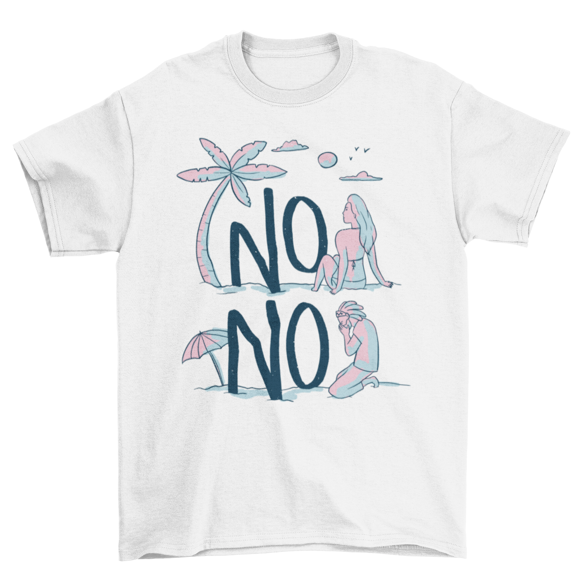 A stylish No Woman No Cry T-shirt featuring a bold illustration of the quote, perfect for casual wear.