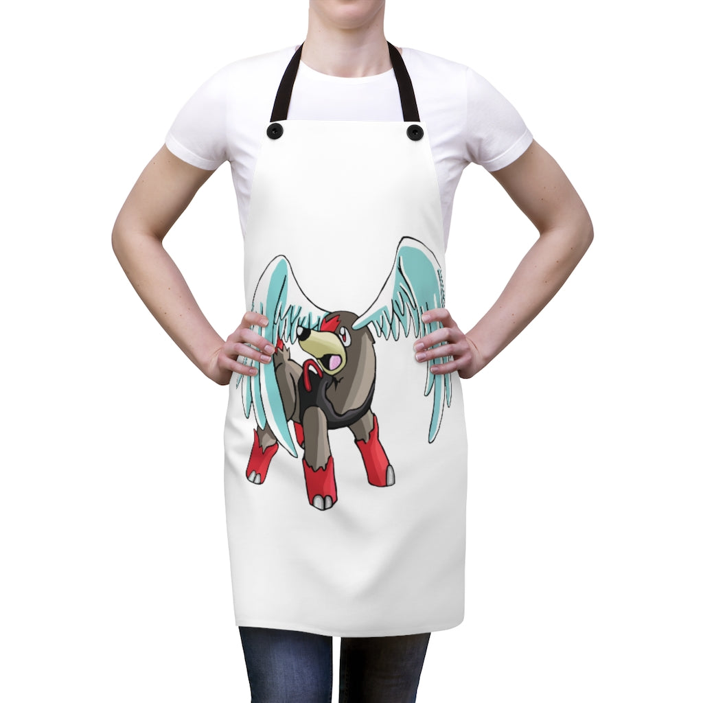 Nomais Apron featuring a stylish design with black detachable twill straps, made from durable 100% polyester, perfect for cooking.