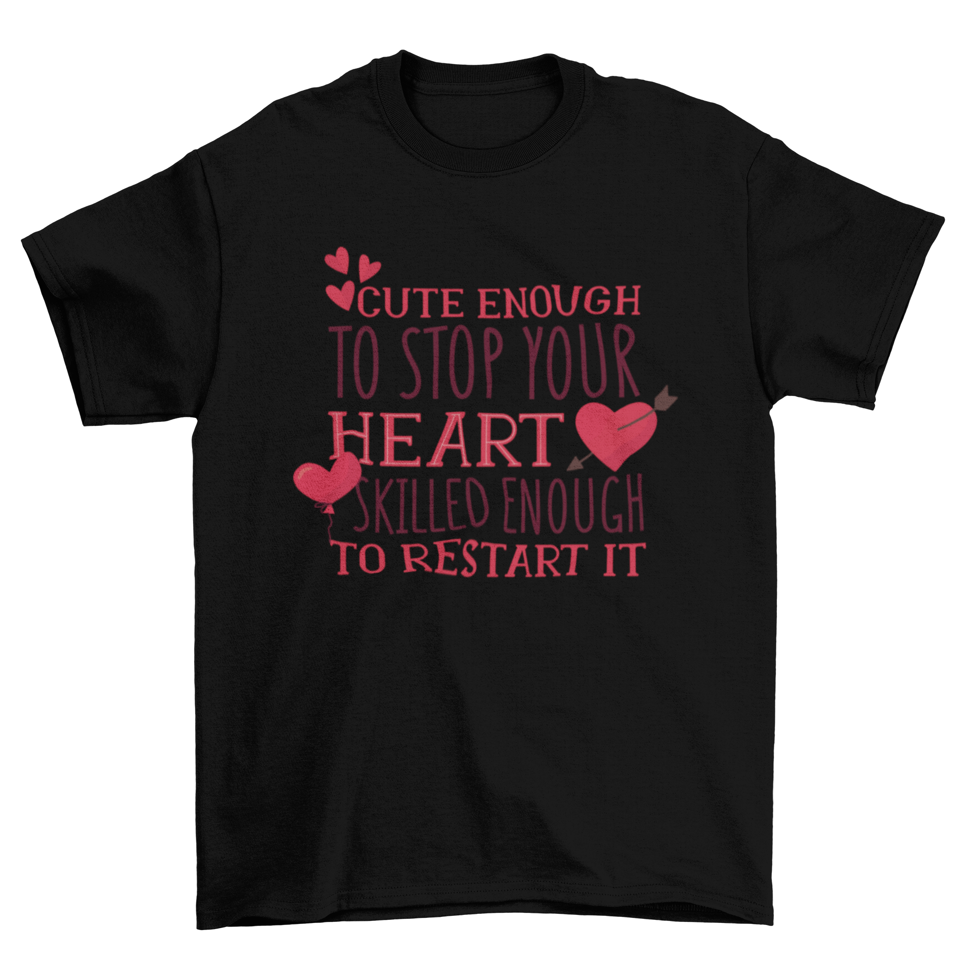 A stylish T-shirt featuring a humorous nursing quote, perfect for healthcare professionals.