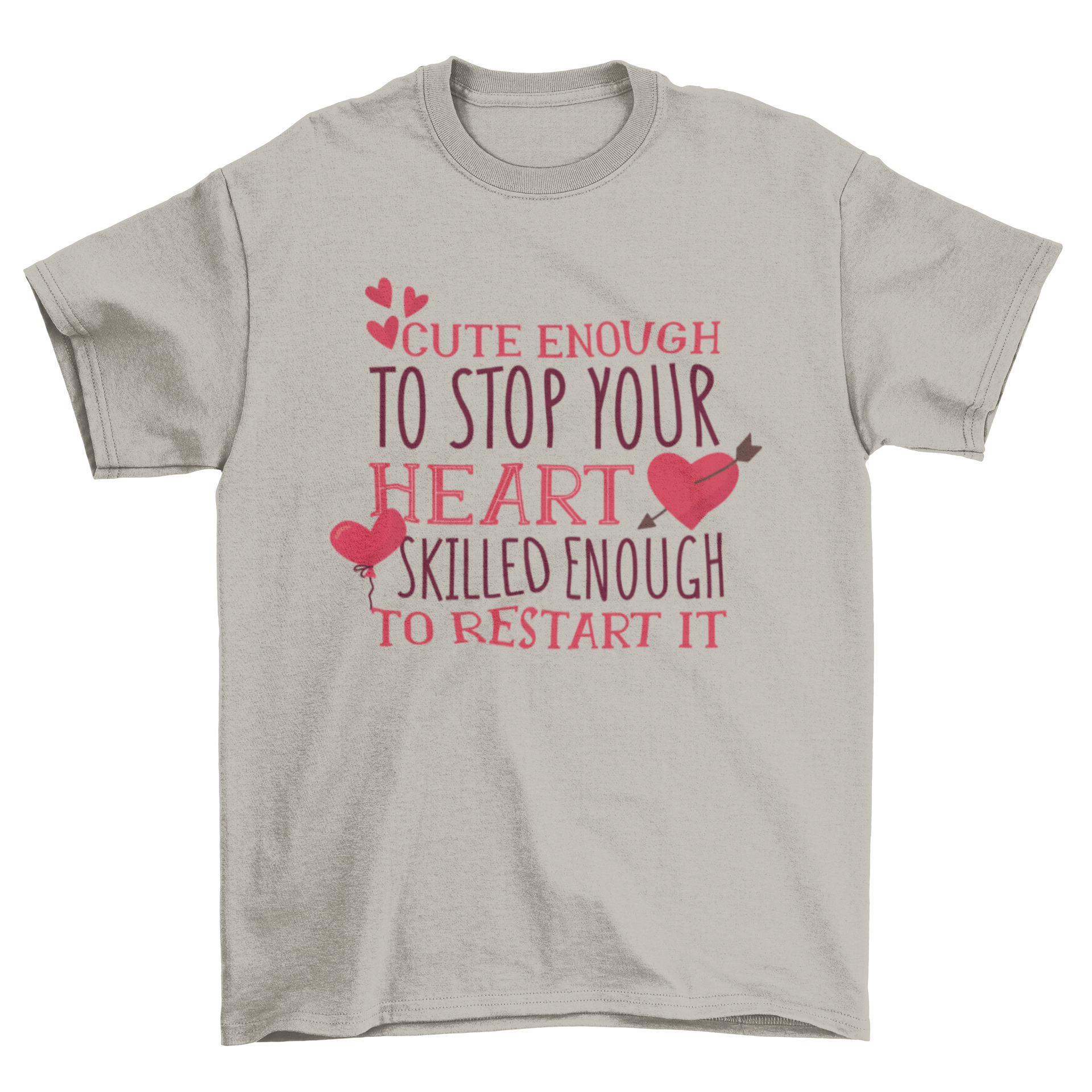 A stylish T-shirt featuring a humorous nursing quote, perfect for healthcare professionals.