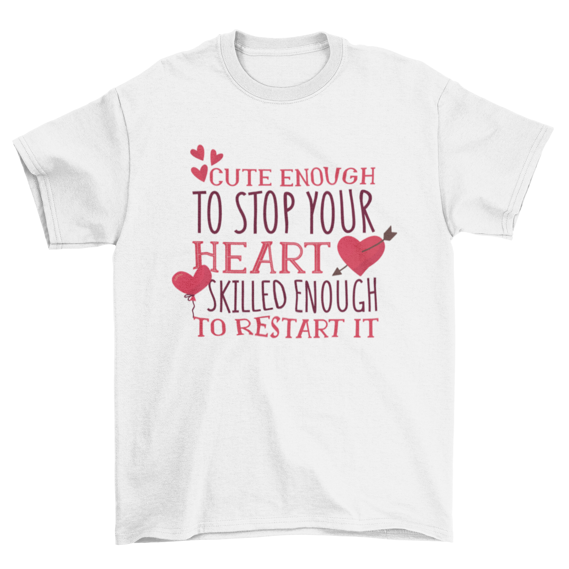 A stylish T-shirt featuring a humorous nursing quote, perfect for healthcare professionals.