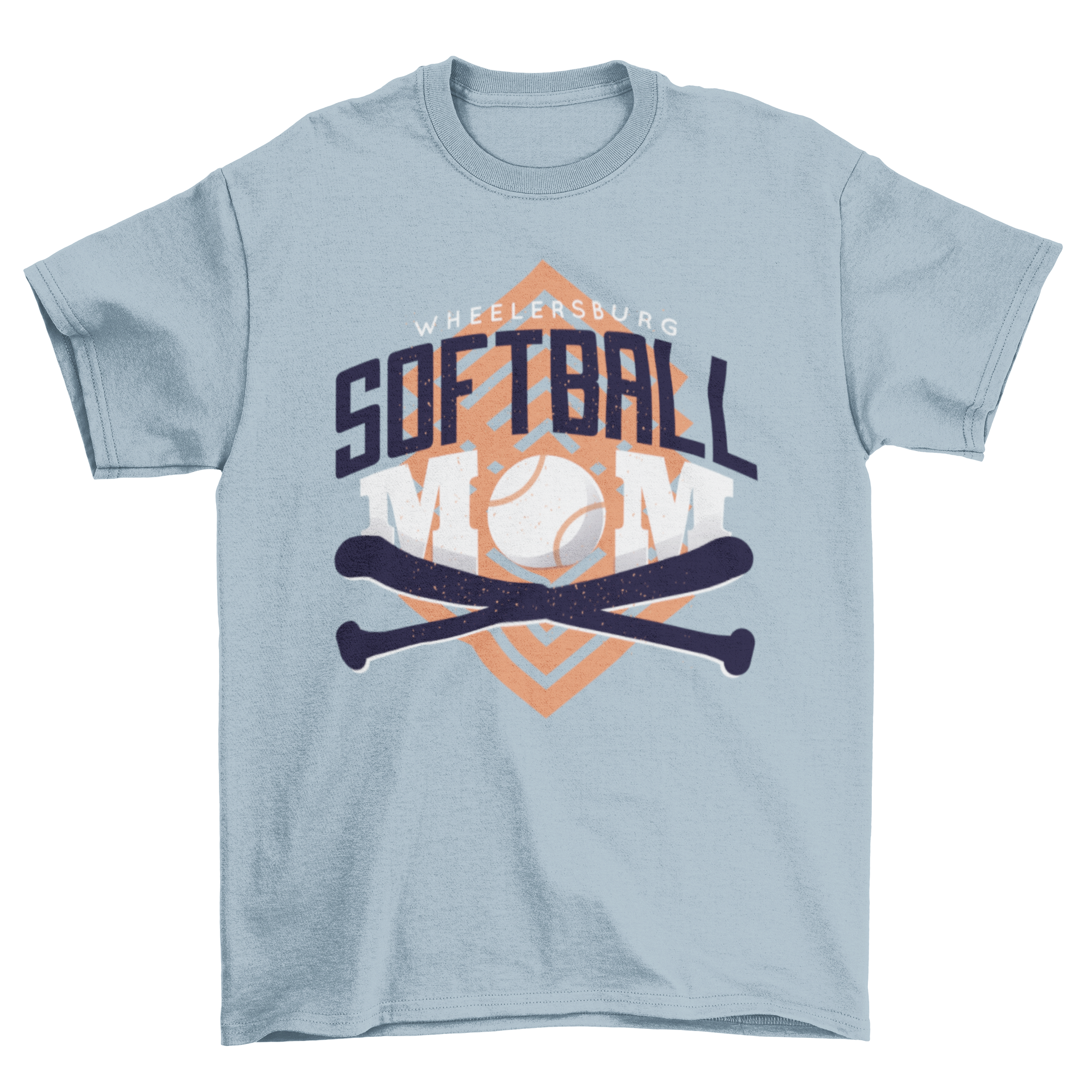 Ohio Softball Mom T-shirt featuring vibrant design and comfortable fabric, perfect for proud softball moms.