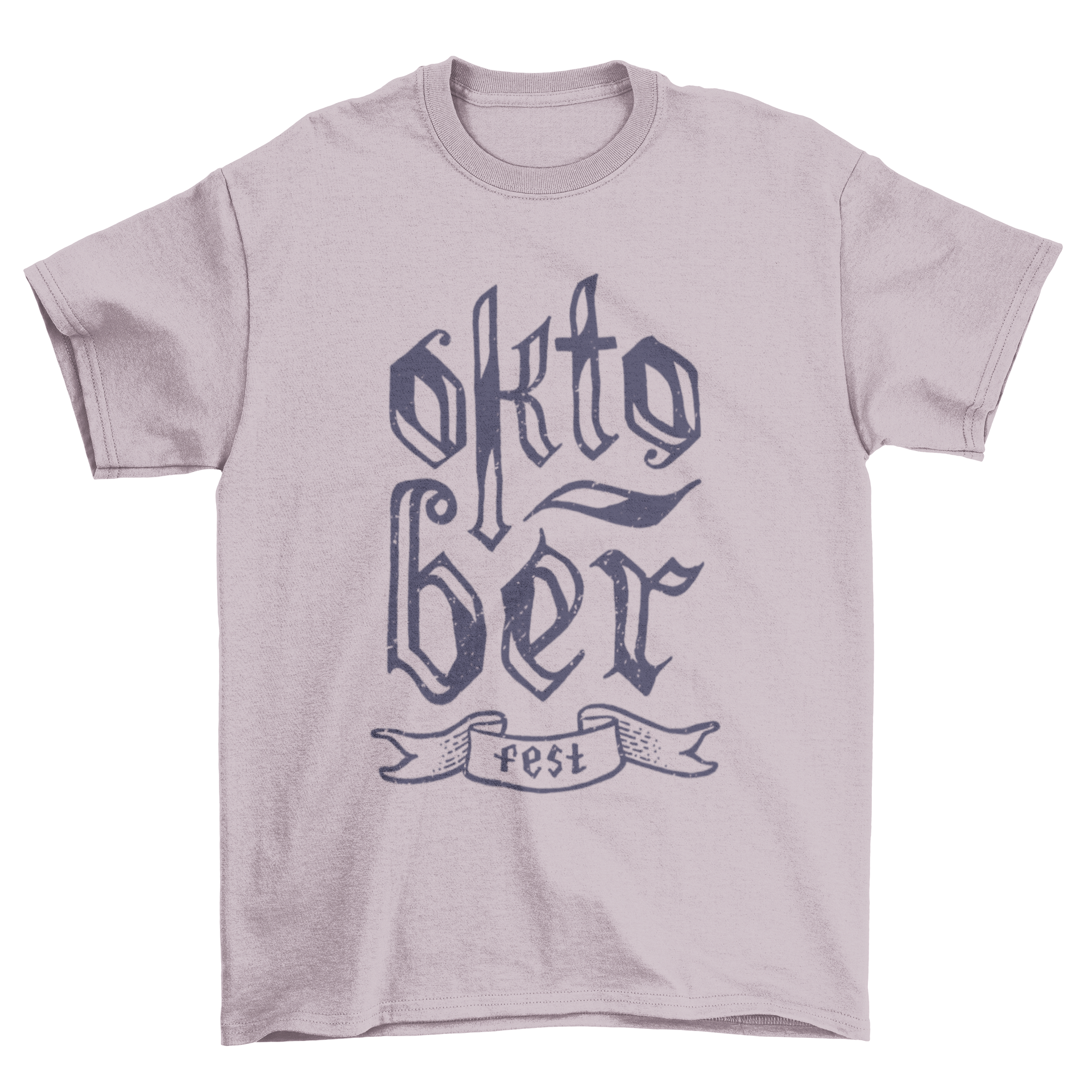 Oktoberfest lettering t-shirt featuring traditional German font design, perfect for festive celebrations.