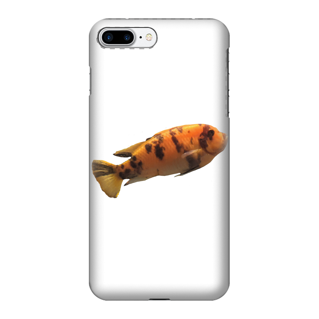 Orange Fish Fully Printed Tough Phone Case showcasing vibrant design and dual-layer protection.