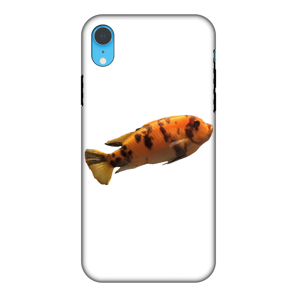 Orange Fish Fully Printed Tough Phone Case showcasing vibrant design and dual-layer protection.