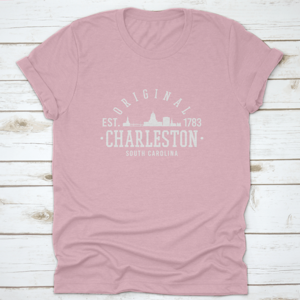 Original 1783 Sports College T-shirt featuring Charleston logo, made from 100% cotton with classic fit.