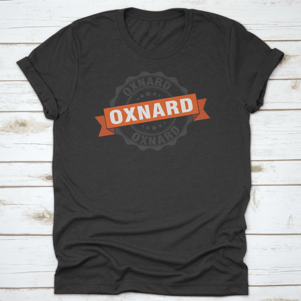 Oxnard Trending Stylet-Shirt displayed on a mannequin, showcasing its classic fit and soft fabric.