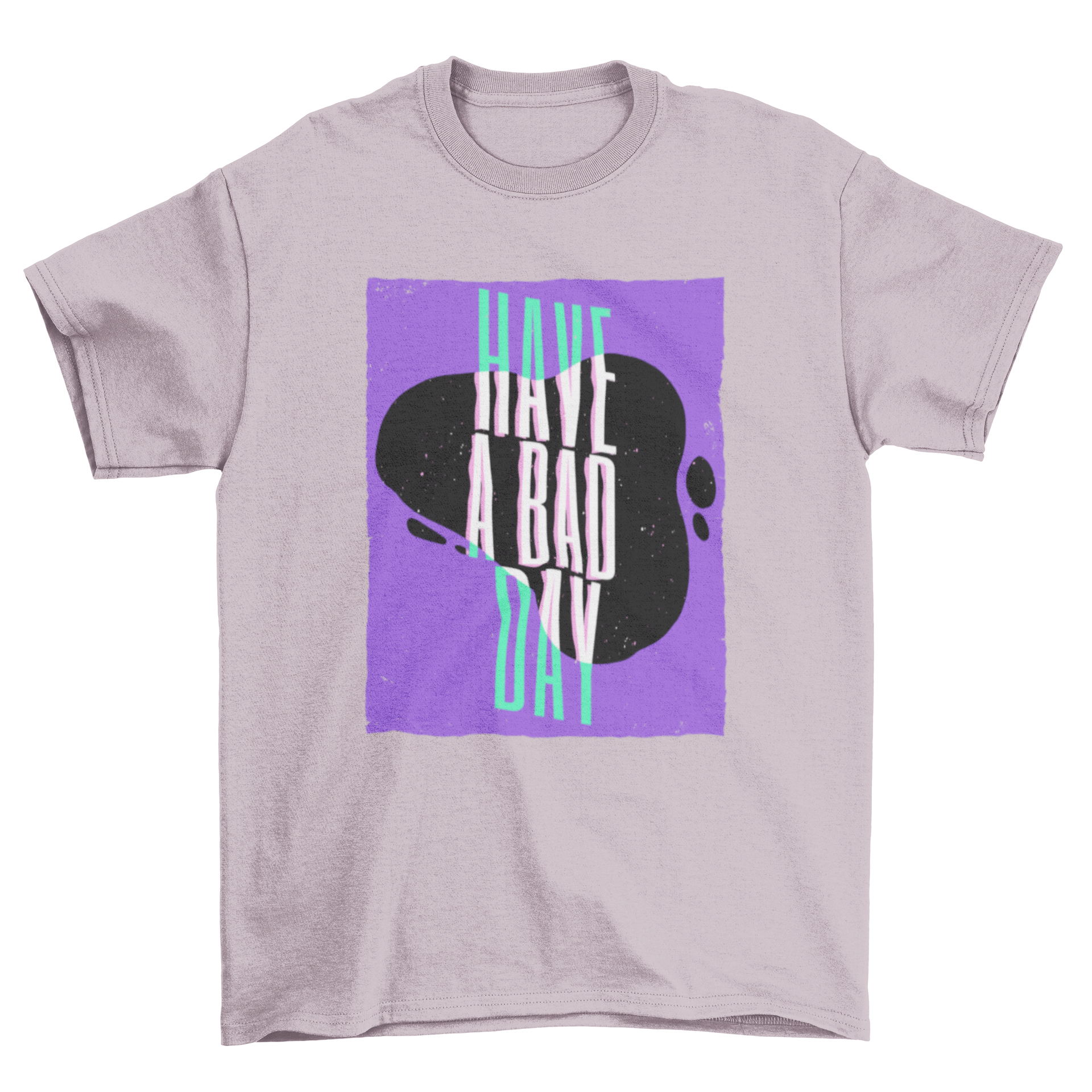 A stylish paint effect t-shirt featuring editable text, showcasing vibrant colors and artistic design.