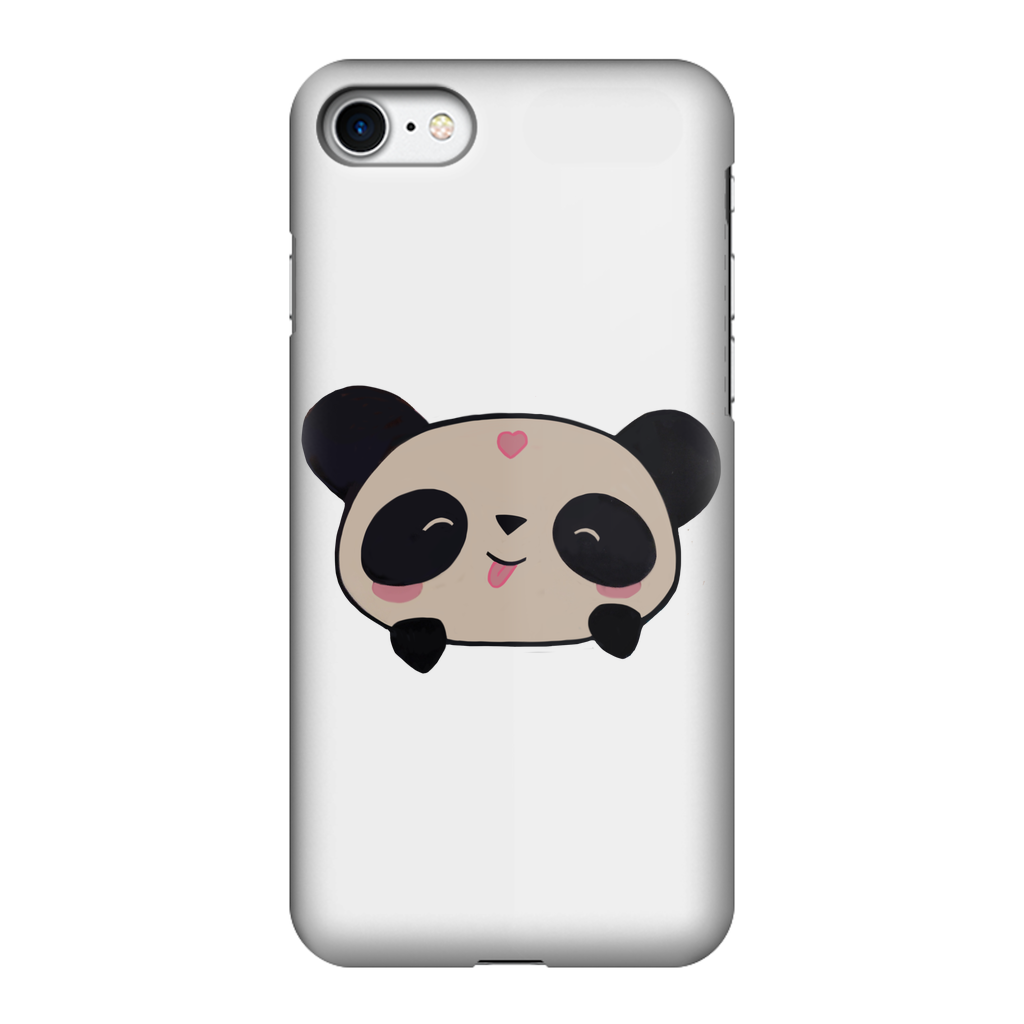 Panda Fully Printed Tough Phone Case showcasing vibrant design and dual-layer protection.