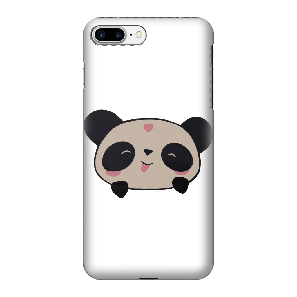 Panda Fully Printed Tough Phone Case showcasing vibrant design and dual-layer protection.