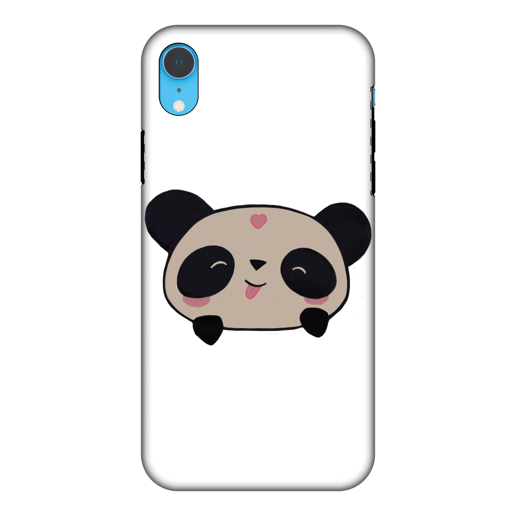 Panda Fully Printed Tough Phone Case showcasing vibrant design and dual-layer protection.