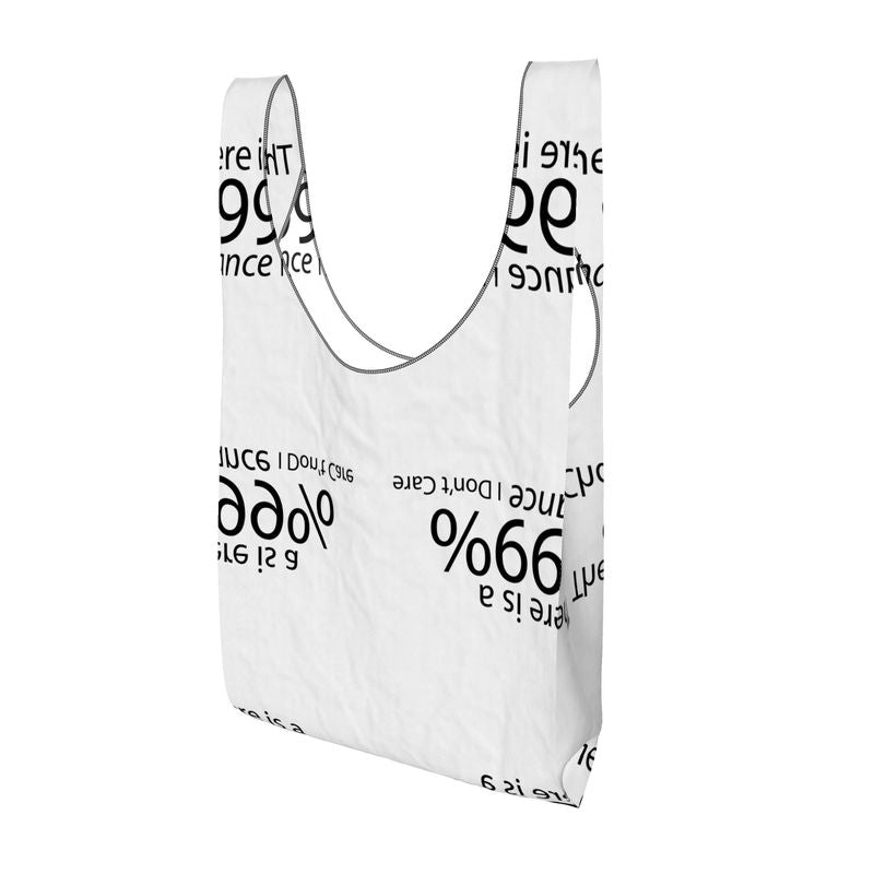 A stylish Parachute Shopping Bag made from durable Ripstop fabric, showcasing its unique design and spacious interior.