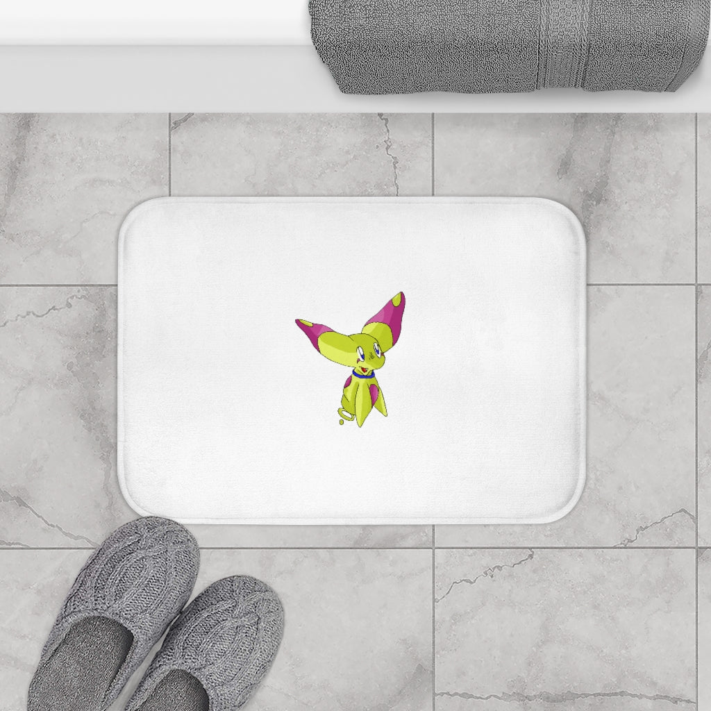 Phaff Bath Mat featuring a stylish design with anti-slip backing, made from soft microfiber material, available in various sizes.