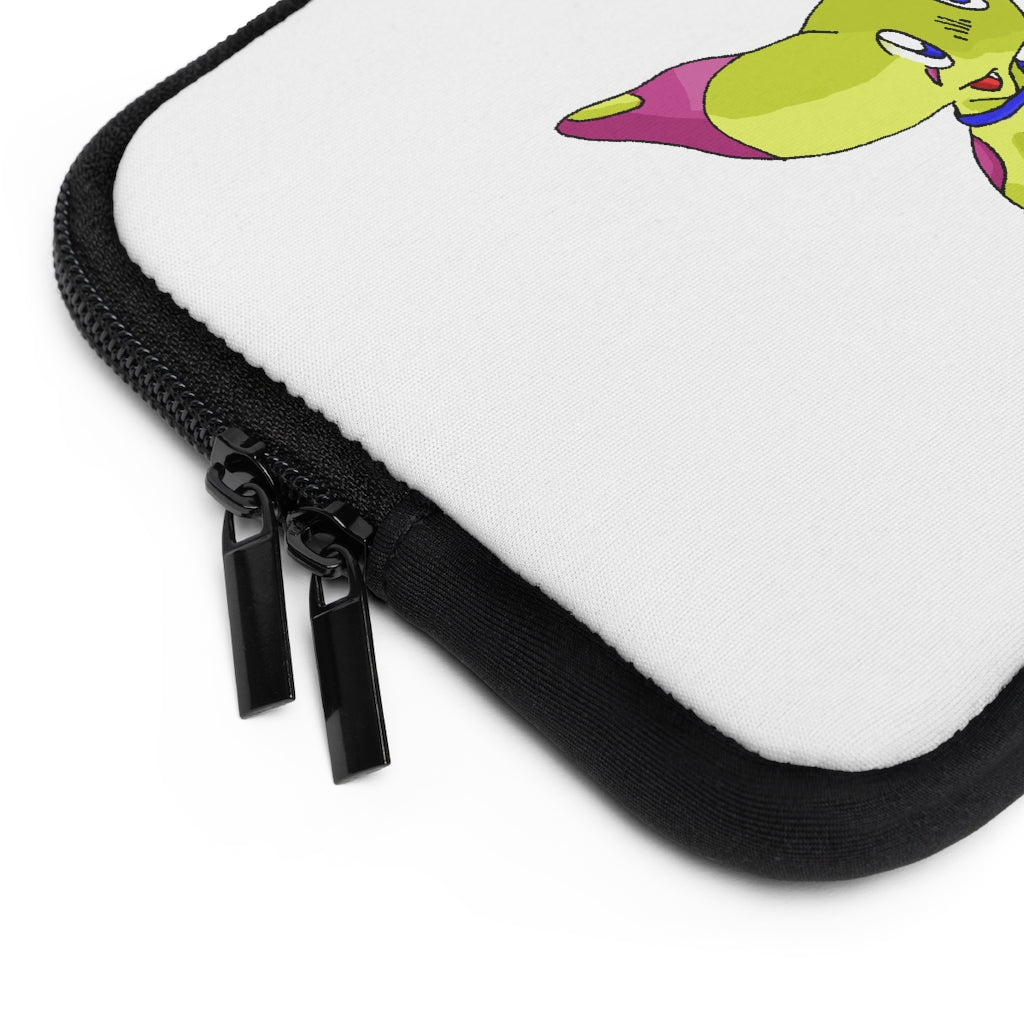 Phaff Laptop Sleeve featuring a customizable front and solid black back, designed for protection and style.