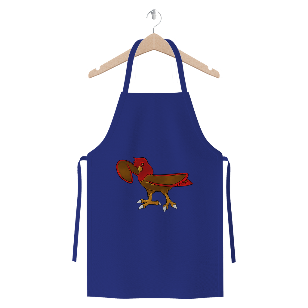 Pidgenna Premium Jersey Apron made from heavyweight cotton twill, featuring self-fabric ties and available in various colors.