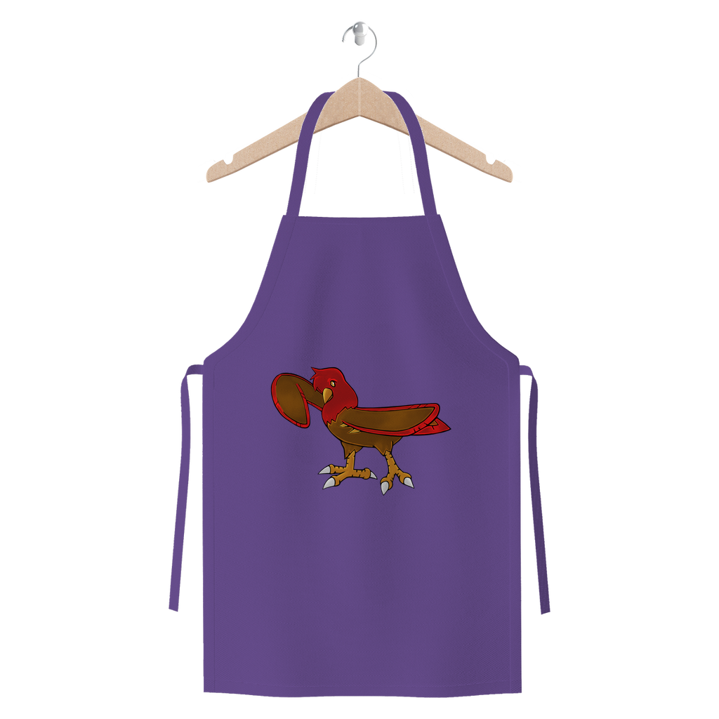 Pidgenna Premium Jersey Apron made from heavyweight cotton twill, featuring self-fabric ties and available in various colors.