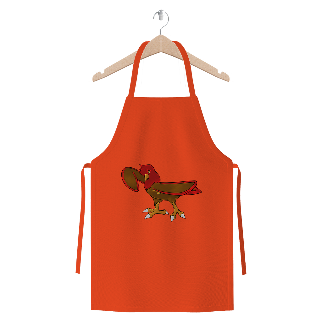 Pidgenna Premium Jersey Apron made from heavyweight cotton twill, featuring self-fabric ties and available in various colors.