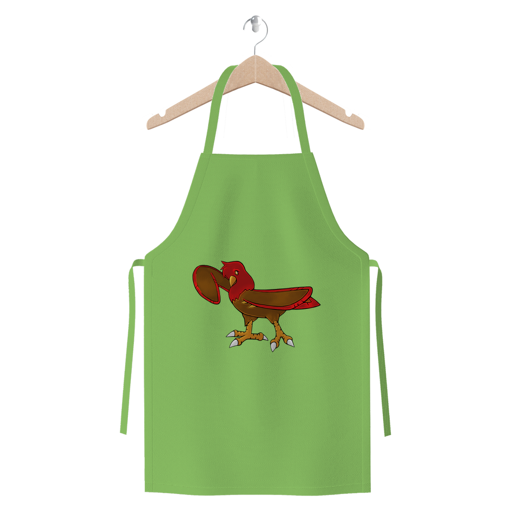 Pidgenna Premium Jersey Apron made from heavyweight cotton twill, featuring self-fabric ties and available in various colors.