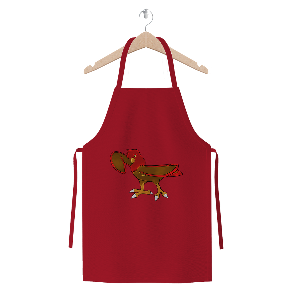 Pidgenna Premium Jersey Apron made from heavyweight cotton twill, featuring self-fabric ties and available in various colors.